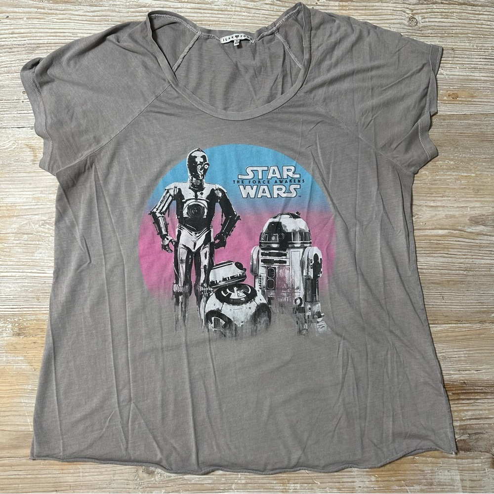 Junk Food Gray Star Wars The Force Awakens T- Shirt XL